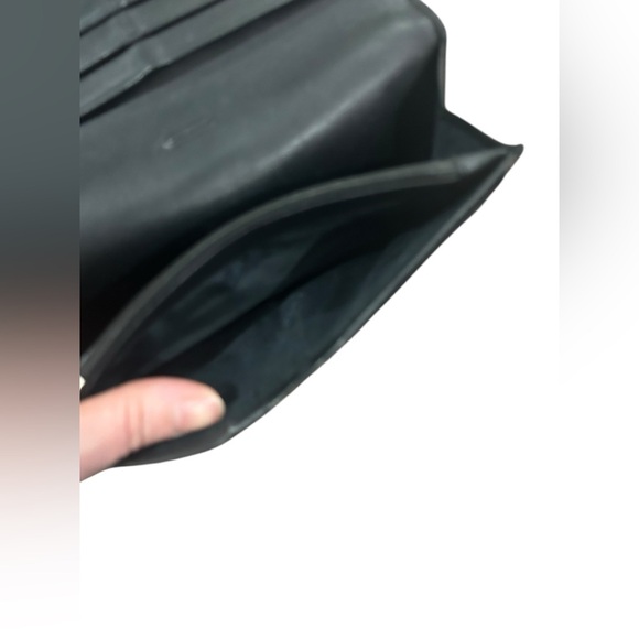 Coach Vintage Y2K black jacquard signature print black wallet - Picture 5 of 13